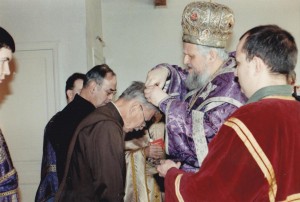  25/03/1990 La visite pastorale de l'Archevêque Georges (Wagner) 